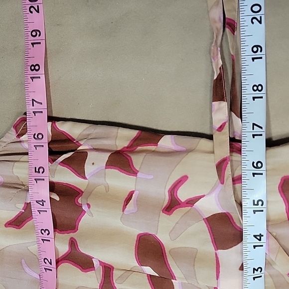 Roller Rabbit Size S Camo Floral-Print Wrap Dress, Excellent Used Condition - Picture 8 of 13